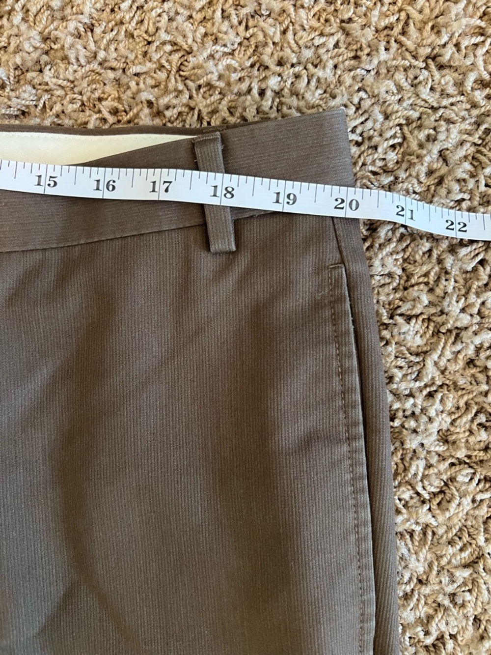Polo by Ralph Lauren Men's Dress Pants Trio - White, Gray, Brown - Picture 14 of 16